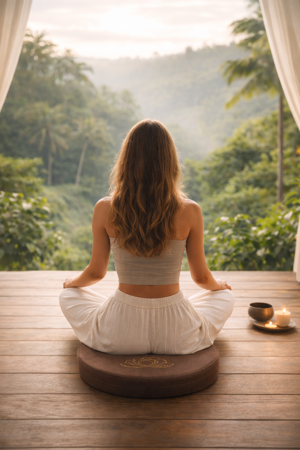 Round Meditation Cushion 16”