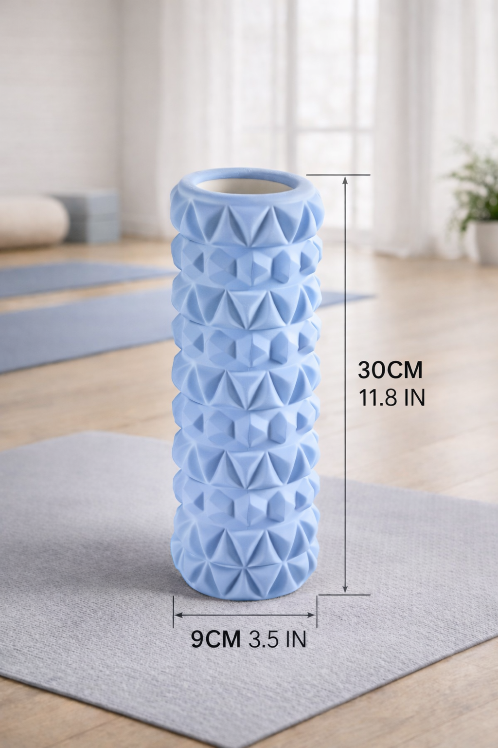 3D Diamond Foam Roller – Deep Tissue Massage & Recovery Tool