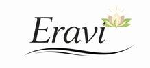Eravi wellness yoga brand logo with lotus symbol
