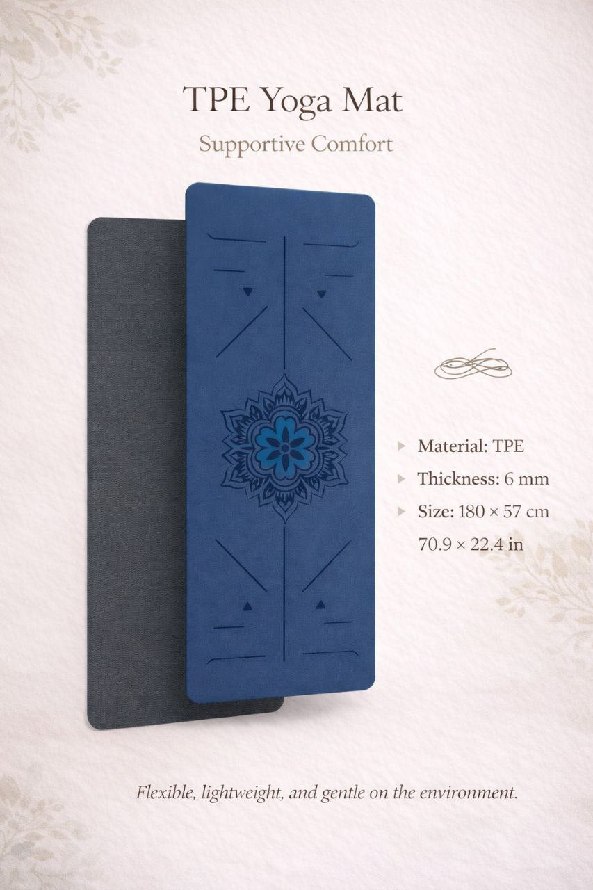 navy blue eravi yoga mat professional yoga mat for studio training